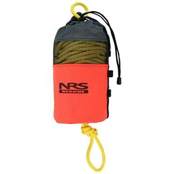 NRS Standard Rescue Throw Rope - Durable Cordura Design