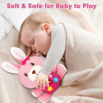 Baby Easter Musical Bunny Toy For Newborns - Safe Plush Gift