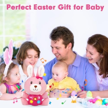 Baby Easter Musical Bunny Toy For Newborns - Safe Plush Gift