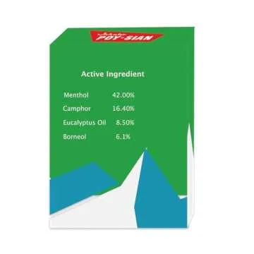 POY-SIAN Menthol Aromatherapy Nasal Inhaler Pack of 3