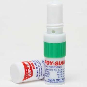 POY-SIAN Menthol Aromatherapy Nasal Inhaler Pack of 3