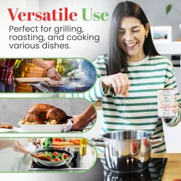 Naija Grille Seasoning - Mild - All Purpose Spice Mix for Chicken, Beef, Fish, Vegetables, and More - Elevate Flavor with Versatile Seasoning for Cooking, Grilling, BBQ, and Frying - Perfect for Every Dish - 5 oz