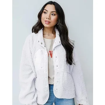 Cozy Aoang Women's Fleece Jacket for Winter Style