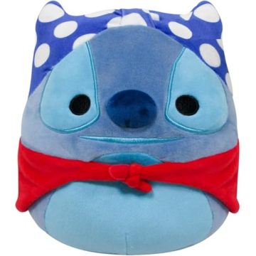 Squishmallows 8" Disney Stitch Super Hero Plush - Ultimate Cuddle Buddy