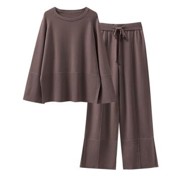 Trendy ANRABESS Women's 2 Piece Knit Set for Comfort