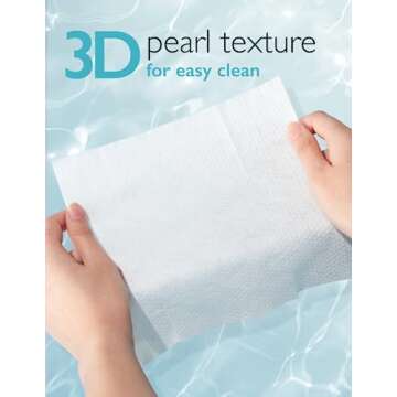 Baby Wipes, Momcozy Water Wipes-Extra Large Size Design, 99% Water Based Wipes, Unscented & Hypoallergenic, Cleansing & Moisturizing Baby Wipes for Sensitive Skin, 8 Flip-Top Packs (480 Wipes Total)