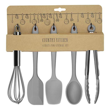 Mini Silicone Kitchen Utensils Set for Nonstick Cookware