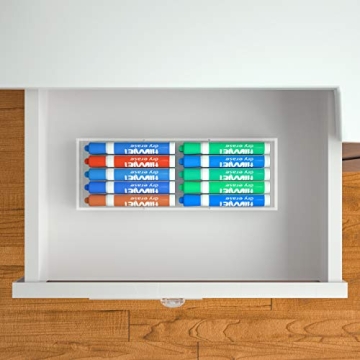 HIIMIEI Adjustable Acrylic Drawer Organizer for All Spaces