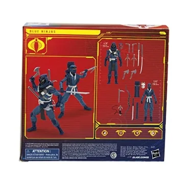 G.I. Joe Blue Ninjas Action Figures 2-Pack with Accessories