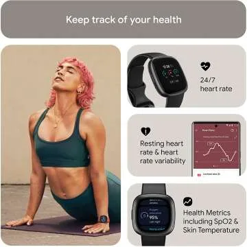 Fitbit Versa 4 Smartwatch with GPS & Heart Rate Monitoring
