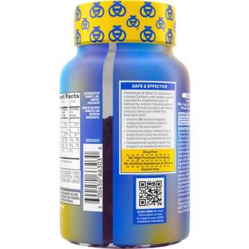 Zarbee's Children's Calm Gummy, Supports a Calm Mind & Body for Kids Ages 5+, Made with Magnesium, Chamomile & Vitamin B6, Natural Raspberry Flavor, 30 Count Gummies