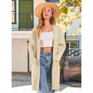 LILLUSORY Women's Oversized Cardigan Fall 2024 Trendy Jacket