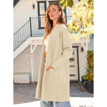LILLUSORY Women's Oversized Cardigan Fall 2024 Trendy Jacket