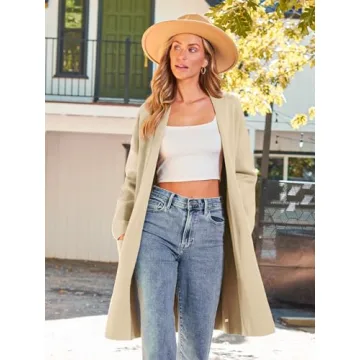 LILLUSORY Women's Oversized Cardigan Fall 2024 Trendy Jacket