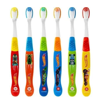 Brush Buddies Hot Wheels Toothbrush Pack for Kids 2-4