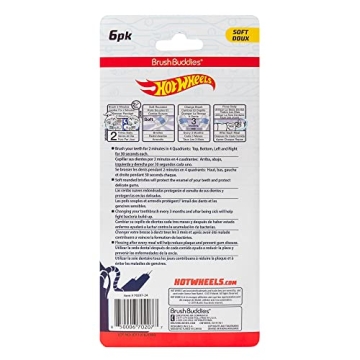 Brush Buddies Hot Wheels Toothbrush Pack for Kids 2-4