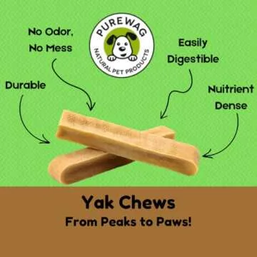 Yak Milk Dog Chews - Natural, Long-Lasting Treats for Dogs
