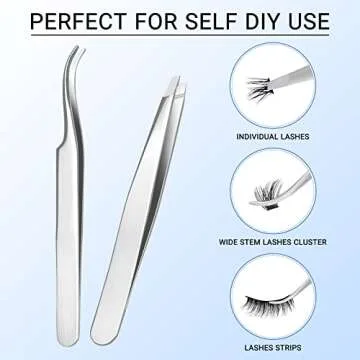 QUEWEL Lash Applicator Tool for Perfect Lash Application