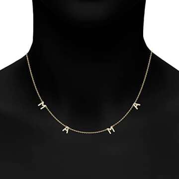 KAIYA Gold Mama Necklace - Perfect Women's Gift for Moms