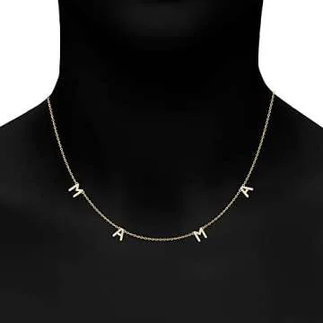 KAIYA Gold Mama Necklace - Perfect Women's Gift for Moms