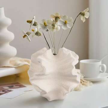 Konstéra Coral Decorations Large Ceramic Vase - Unique Flower Decor for Home