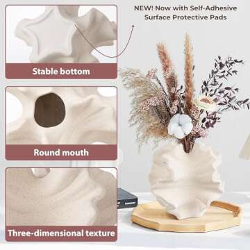 Konstéra Coral Ceramic Vase for Stunning Home Decor