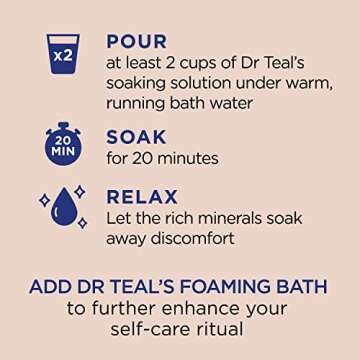 Dr Teal's Epsom Salt Magnesium Soak with Shea & Almond