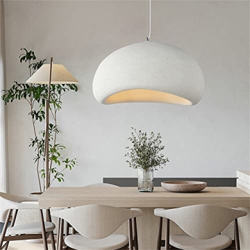 JAYMP 50cm Modern Pendant Light for Dining Room, Kitchen & Hallway with E26 Base and Wabi-Sabi Desig...