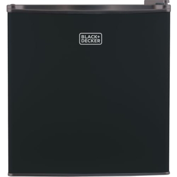 BLACK+DECKER Compact Mini Fridge 1.7 Cu Ft Black