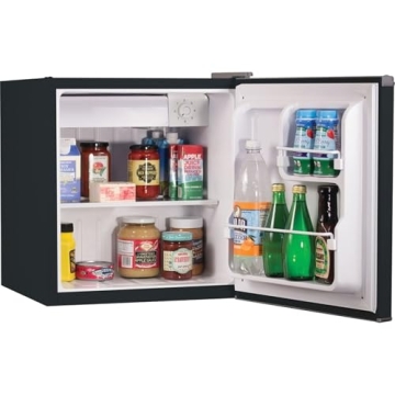 BLACK+DECKER Compact Mini Fridge 1.7 Cu Ft Black
