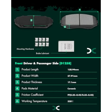 Ceramic Brake Pads for Ford, Lincoln, and Mazda | SCITOO