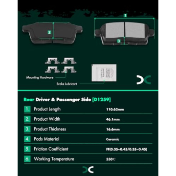 Ceramic Brake Pads for Ford, Lincoln, and Mazda | SCITOO