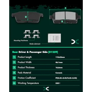 Ceramic Brake Pads for Ford, Lincoln, and Mazda | SCITOO