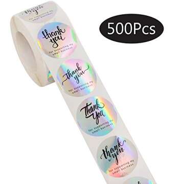 Thank You for Supporting My Small Business Stickers