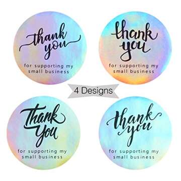 Thank You for Supporting My Small Business Stickers