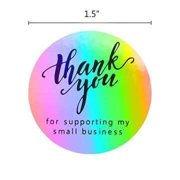 Thank You for Supporting My Small Business Stickers