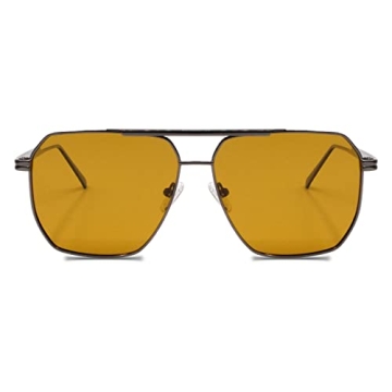 Xpectrum Retro Oversized Aviator Trendy Sunglasses for Men and Women