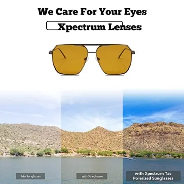 Stylish Xpectrum Retro Oversized Aviator Sunglasses