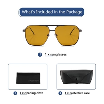 Stylish Xpectrum Retro Oversized Aviator Sunglasses