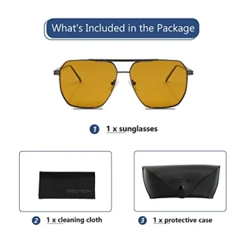 Stylish Xpectrum Retro Oversized Aviator Sunglasses