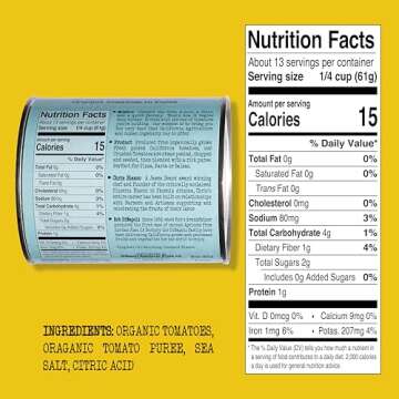 Bianco DiNapoli Organic Crushed Tomatoes for Authentic Dishes