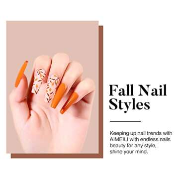 AIMEILI Fall Gel Nail Polish Set - 12 Colors for Nail Art