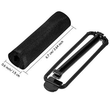 WILLBOND 40 Pieces Satin Hair Rollers - Sponge Curlers for Soft Waves, Flexible Styling, Black Hair ...