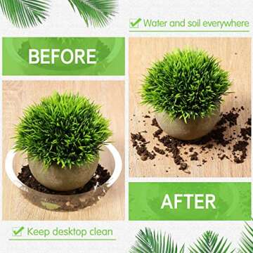 Shellwei 100 Pcs Plastic Plant Saucer Drip Trays, 6 Inch, Waterproof and Reliable, Suitable for Indoor and Outdoor Garden Container Planters