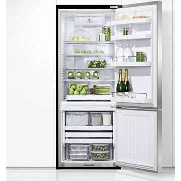 Fisher Paykel Bottom Freezer Refrigerator, 13.5 cu. ft.