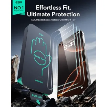 ESR 3 Pack 9H+ Glass Screen Protector for iPhone