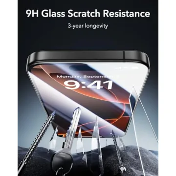 ESR 3 Pack 9H+ Glass Screen Protector for iPhone