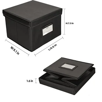 Lukeline Greeting Card Organizer with 15 Dividers for 140+ Cards