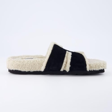 CUSHIONAIRE Cuddle Fur Slippers for Women, Cozy & Stylish