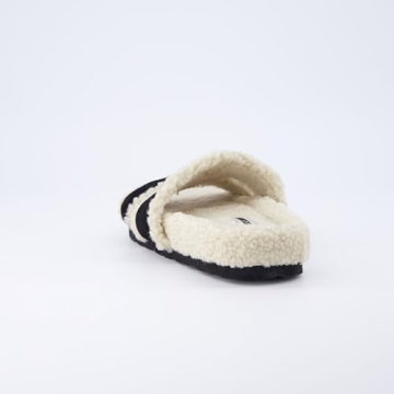 CUSHIONAIRE Cuddle Fur Slippers for Women, Cozy & Stylish